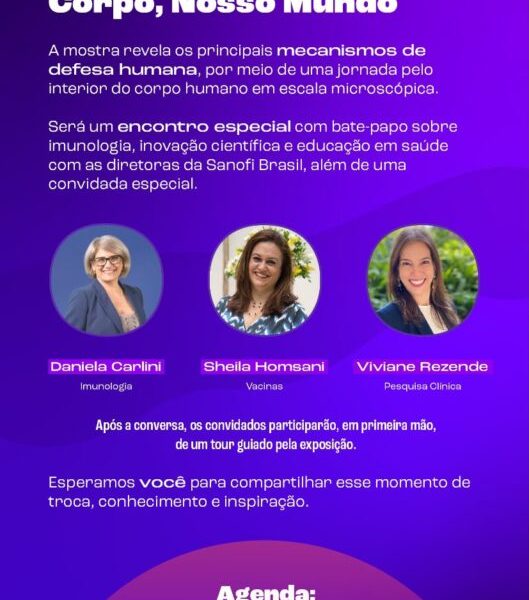 Exposição interativa e gratuita sobre o corpo humano chega ao Conjunto Nacional em Brasília; descubra as atrações!