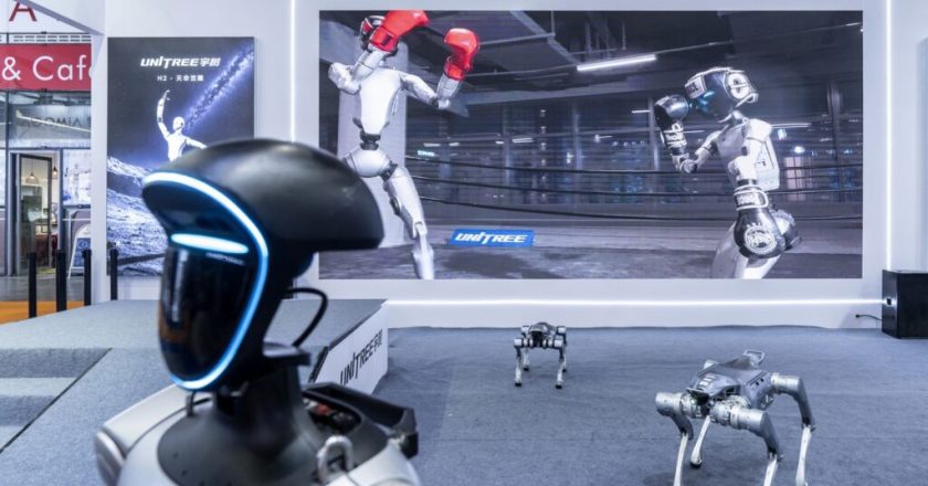 A explosão de 460% nas ações da Unitree destaca a robótica humanoide como um novo campo de batalha na disputa tecnológica entre EUA e China.
