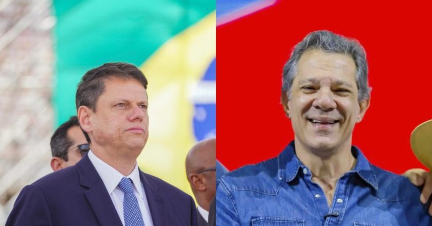 Haddad e Tarcísio encerram debate em São Paulo com menções a Flávio Bolsonaro